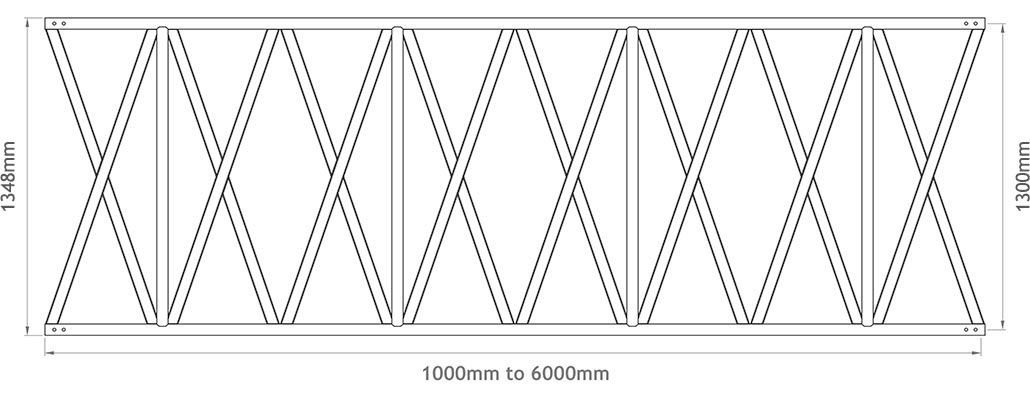 1300mm X-Beam