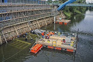 River Severn Eel Screen Installation - Image 5